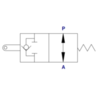 Limiting valve (limit switch), type V-FCR-1T